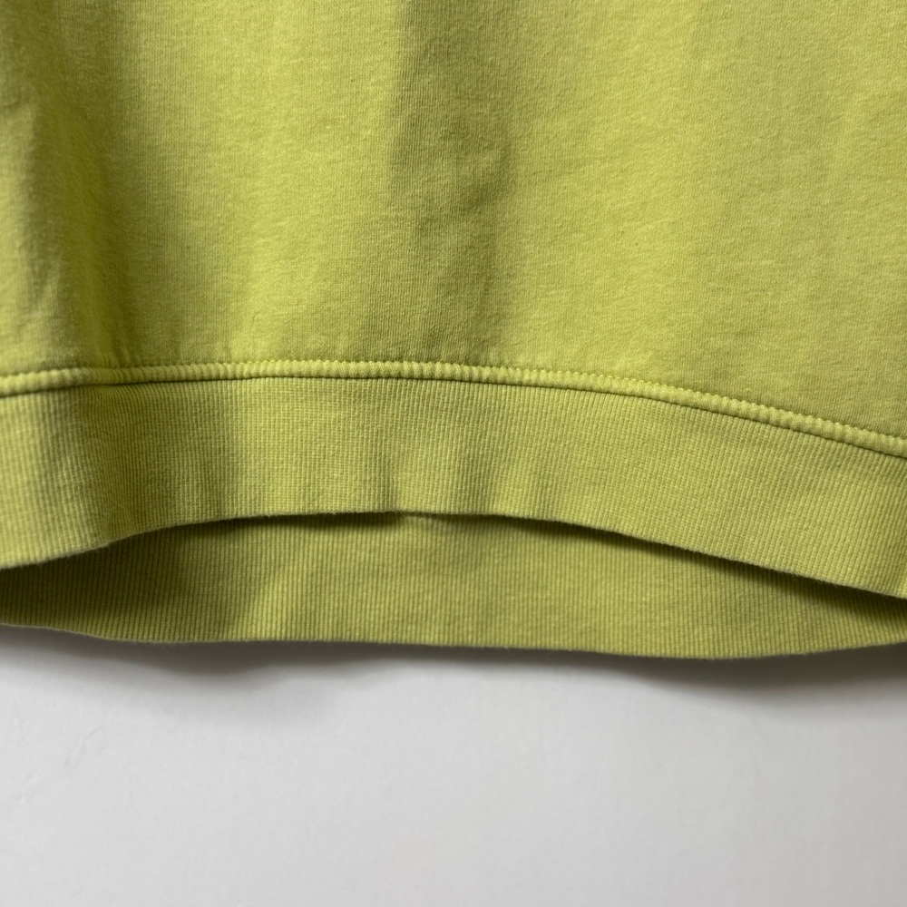 Zara sweatshirt, S, cropped, celery green, long sleeves sleeves NWOT - Picture 3 of 8